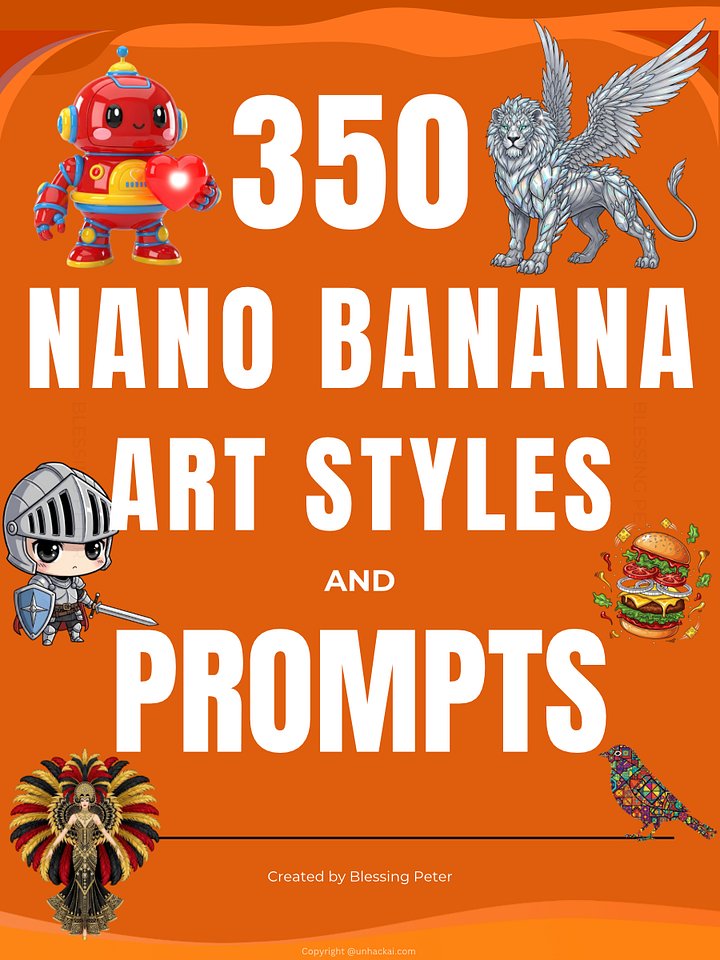 350 Nano Banana Ai Art Styles and Prompts product image (1)