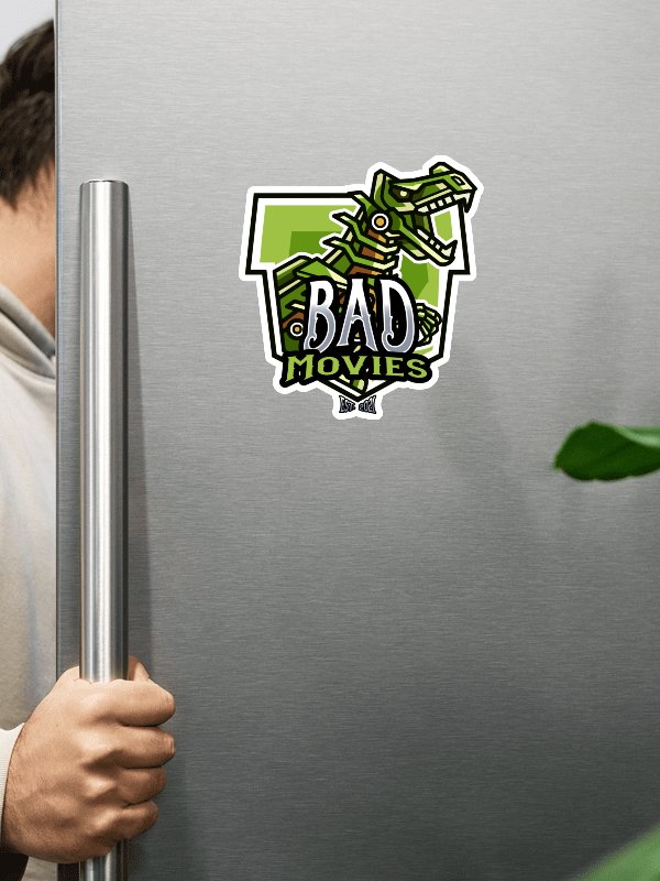 Modern Bad Movies Mech Logo Die-Cut Magnets product image (1)