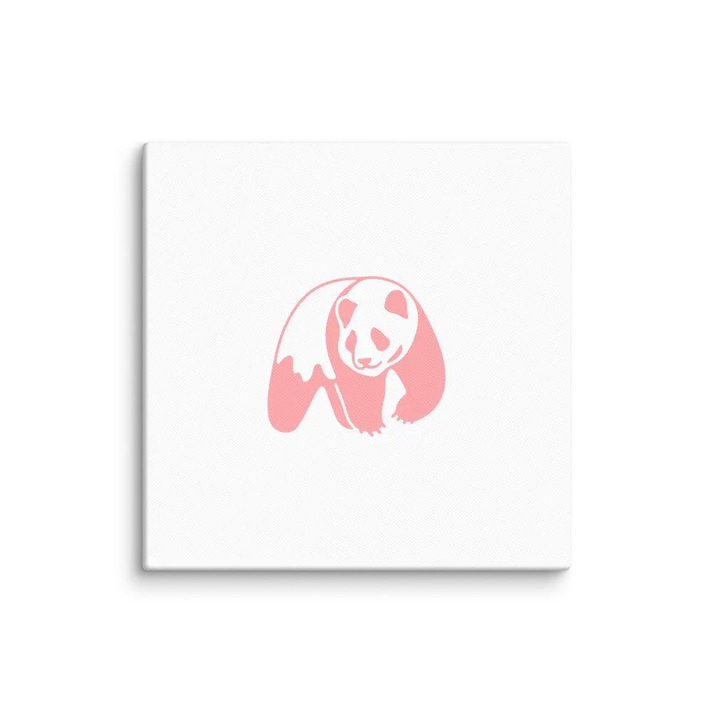 Pink Panda Preppy Area Canvas Wall Art product image (36)