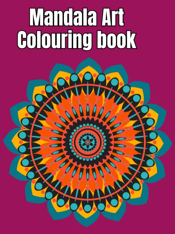 60, Mandala Art Adult colouring Book product image (1)
