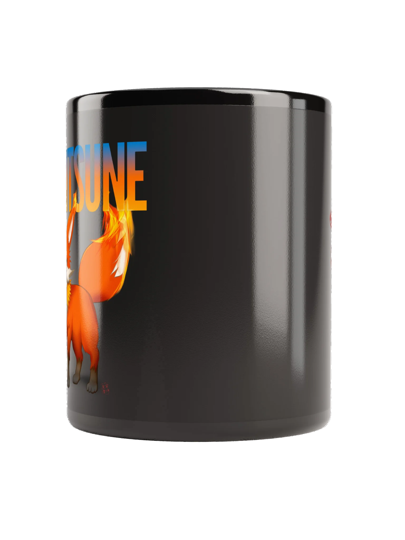 Tekitsune V Black Mug product image (2)