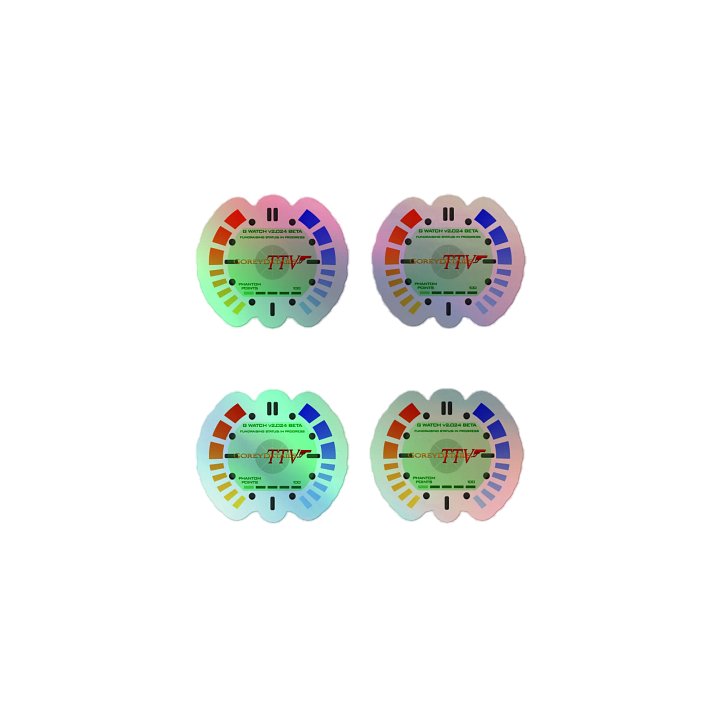 The name's Gorey, Shawn Gorey - Kiss-Cut Holographic Sticker Sheet product image (1)