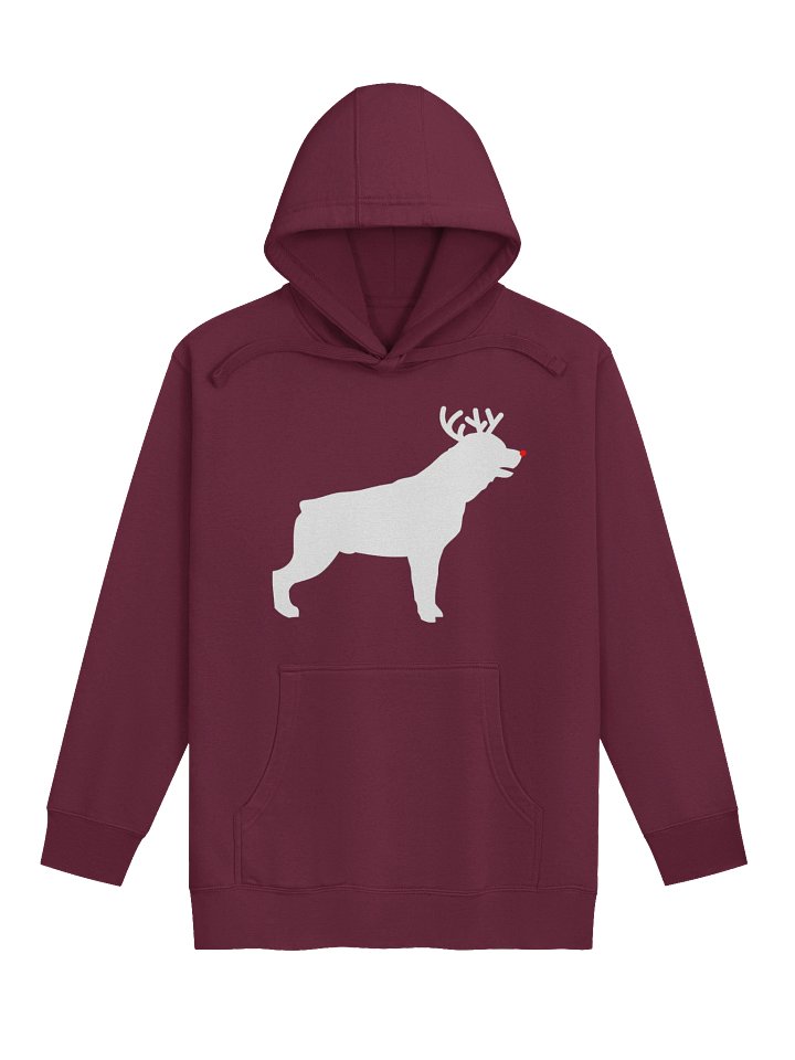 Christmas Red-Nosed Rottweiler Unisex Hoodie product image (5)