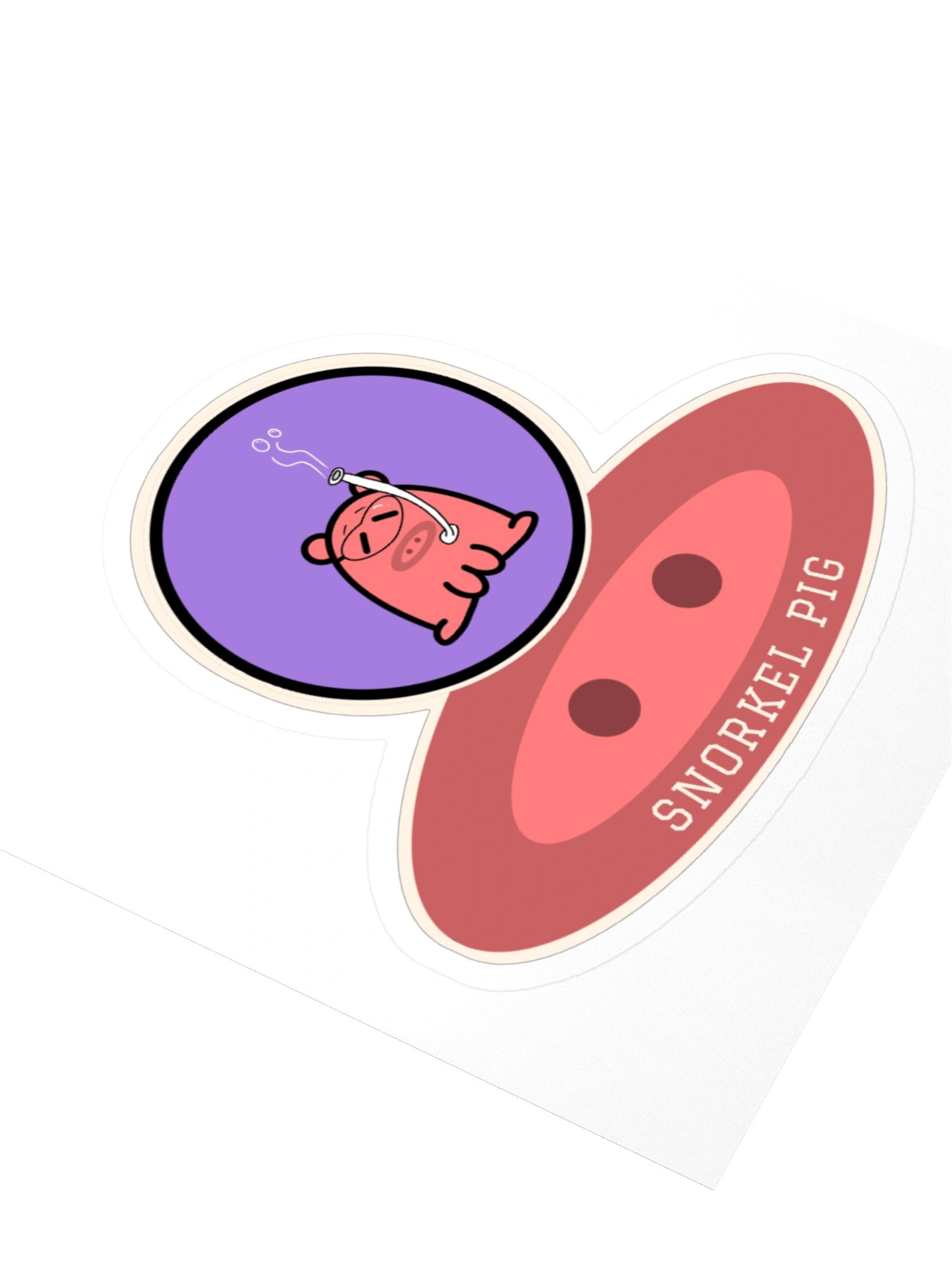 Snorkel Pig Snout Sticker product image (9)