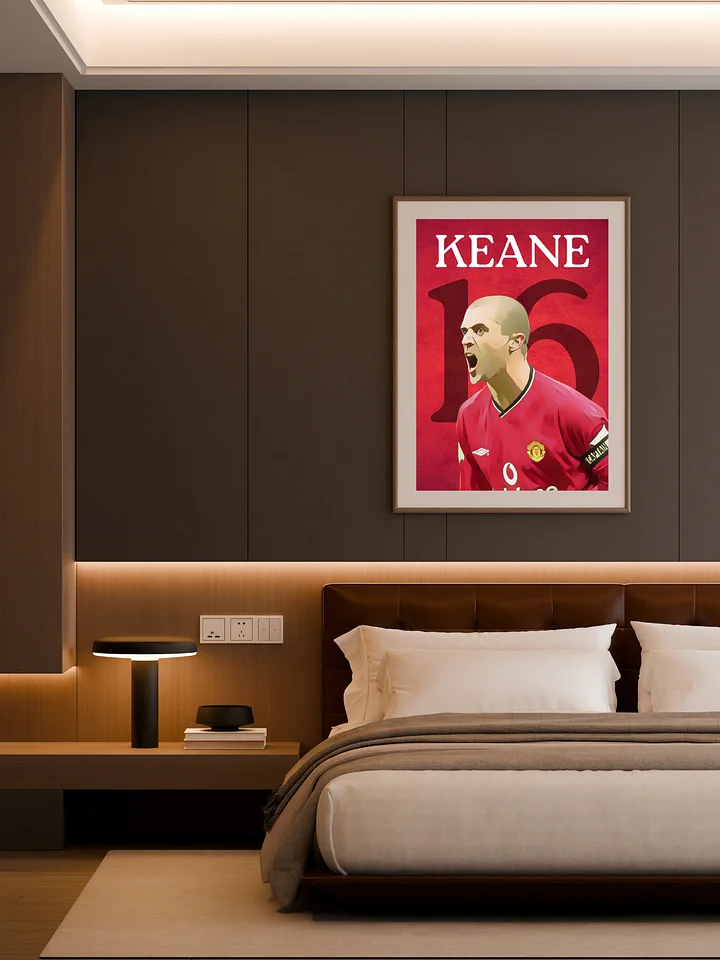 The General: Roy Keane – Retro Football Legend Poster product image (2)
