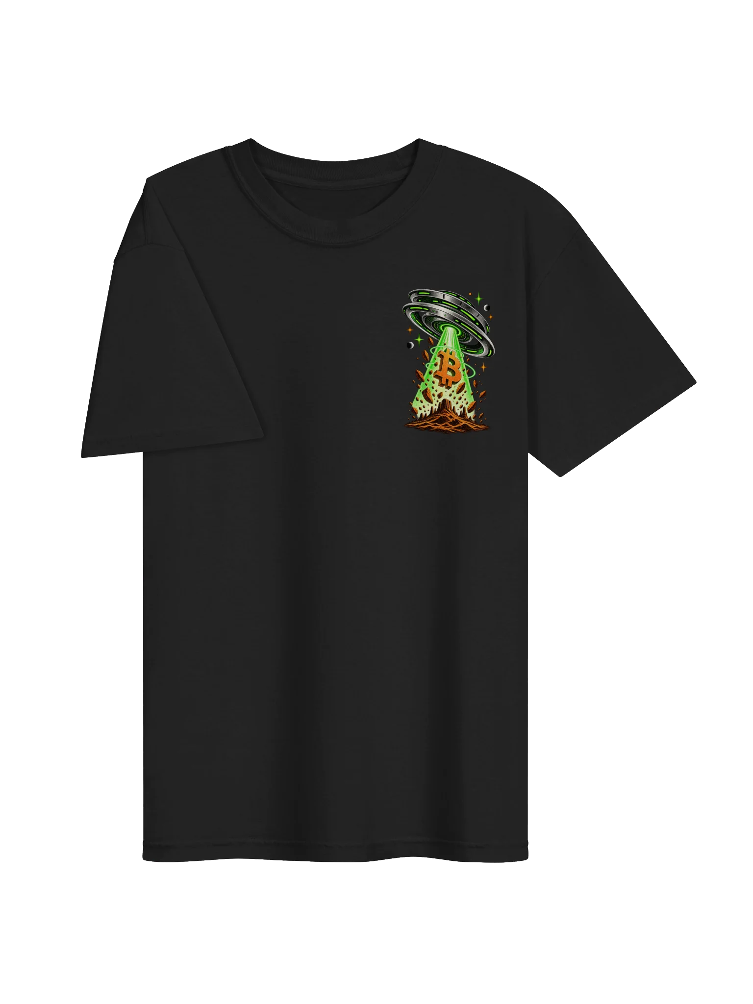 UFO Alien Peace Bitcoin Shirt product image (3)