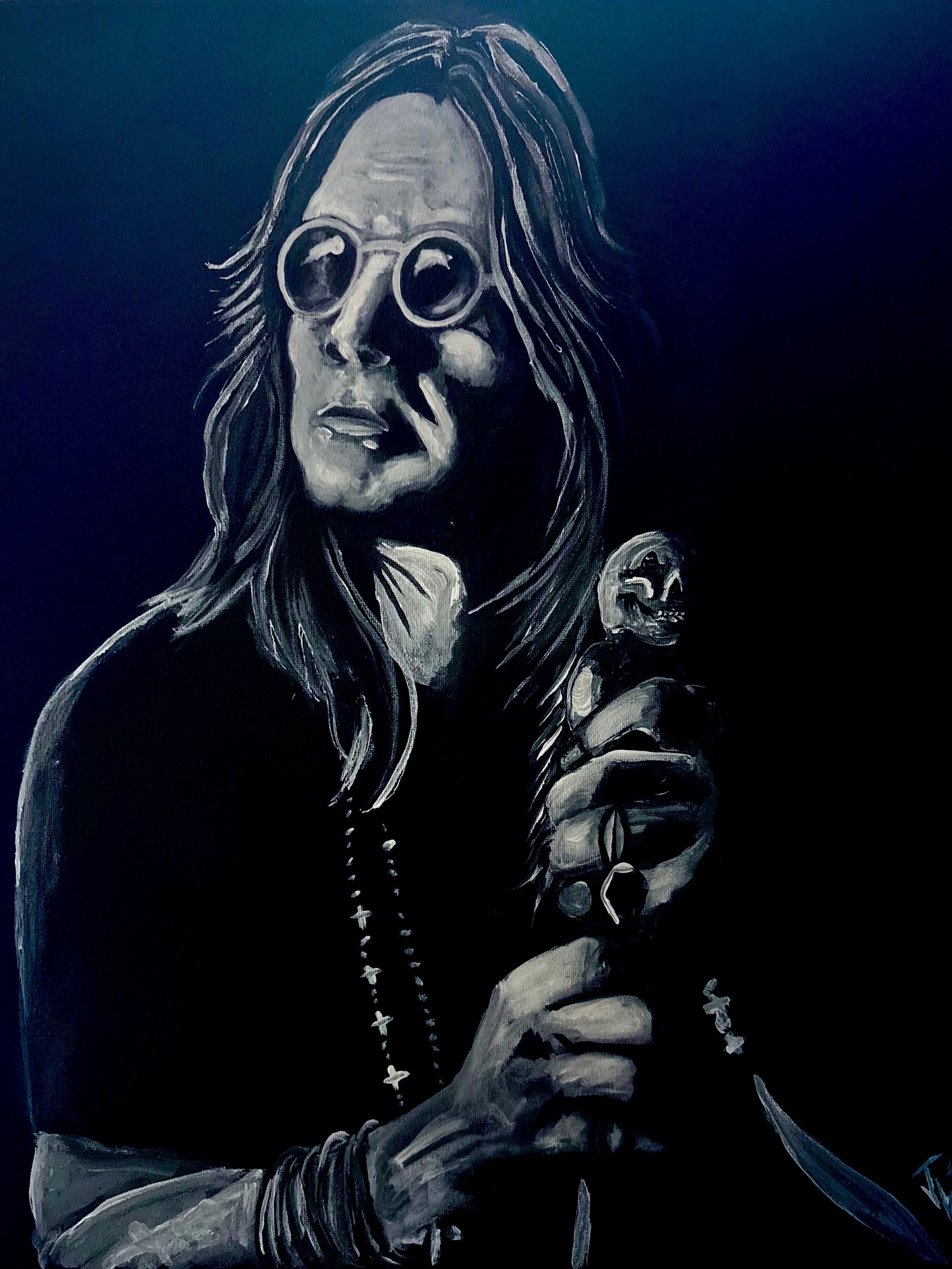 Ozzy Osbourne Tribute Painting Canvas Prints product image (2)