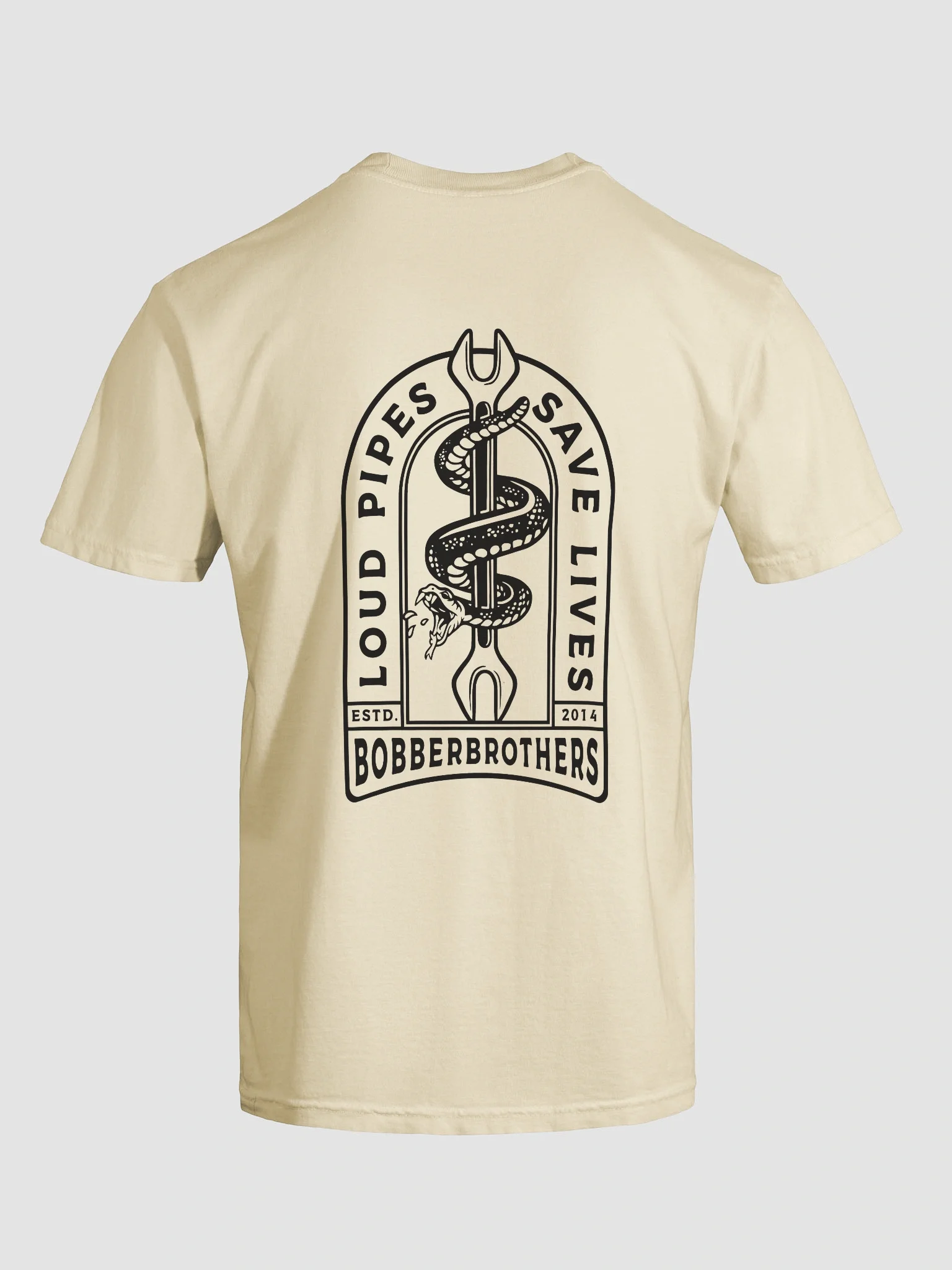 Snake & Wrench Beige - Tee - image 5