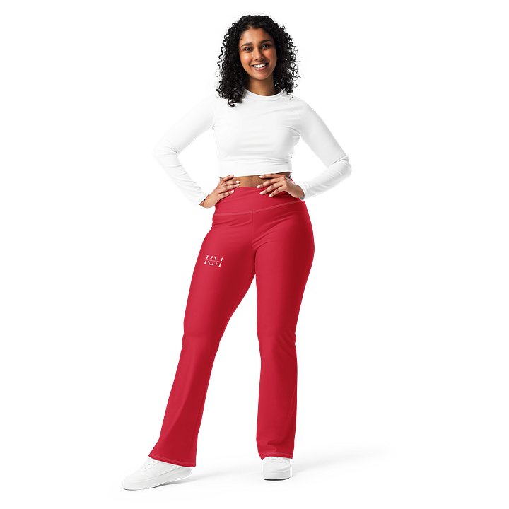 KC Flare Leggings -red- product image (1)