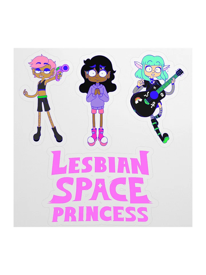 Queer Trio Sticker Sheet product image (1)