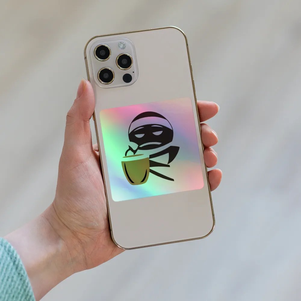 Blissful Sips Holographic Sticker Set product image (8)