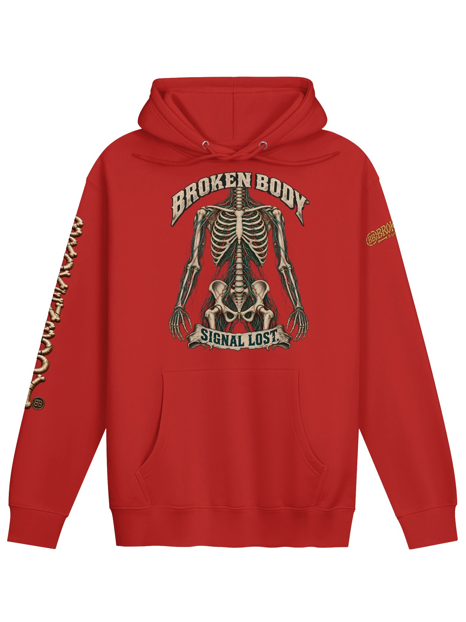 Myelopathy Hoodie — Signal Lost Nerve Damage Design | Rebuild Shop product image (3)