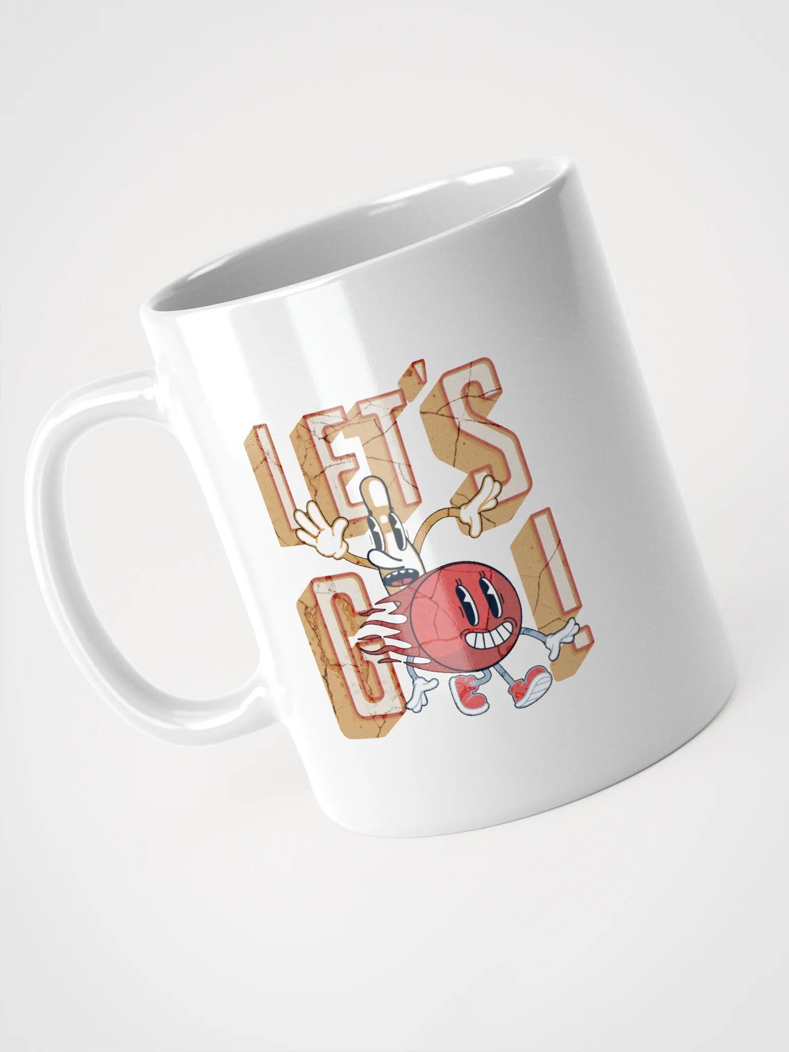 Let's Go Mascot Bowling Cheerful Mug product image (2)