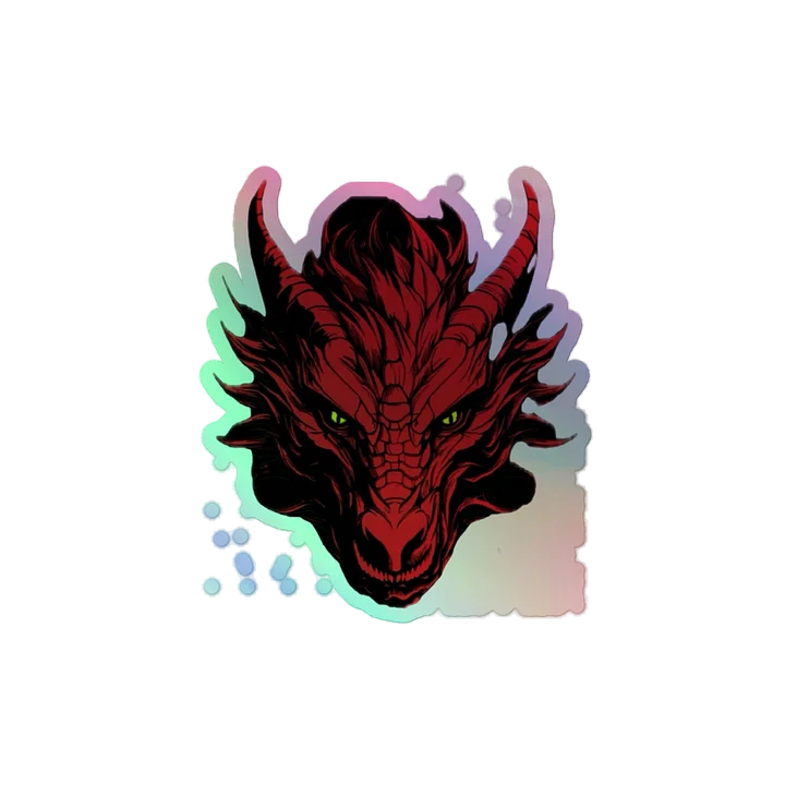 Red Dragon Holographic Sticker product image (2)