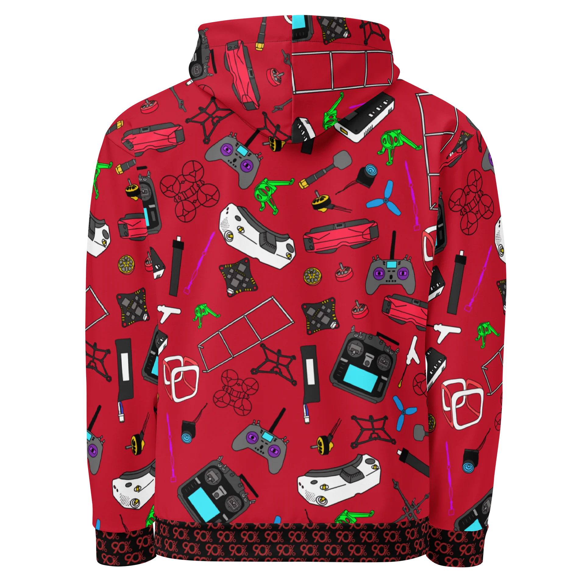 Red Micro FPV Hoodie product image (3)