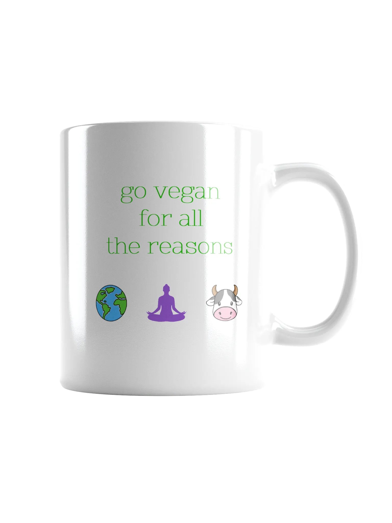 “Go Vegan for all the Reasons” - Coffee or Tea Mug product image (2)