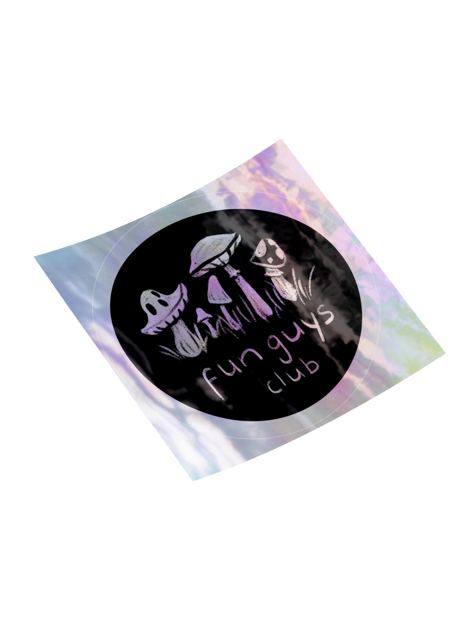 Fun Guys Club Holographic Vinyl Sticker product image (4)