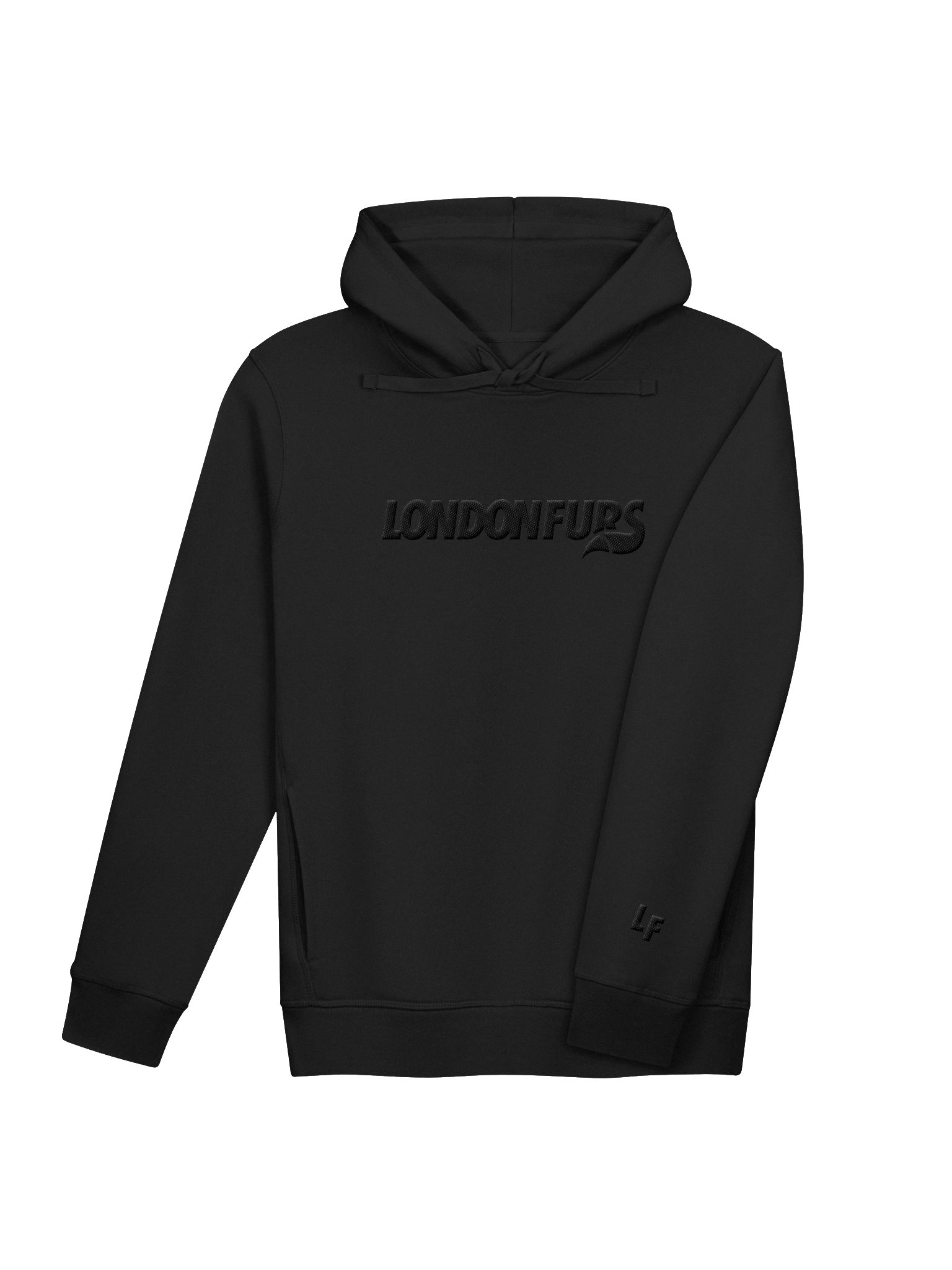 LondonFurs Logo - Black embroidered - Hoodie product image (4)