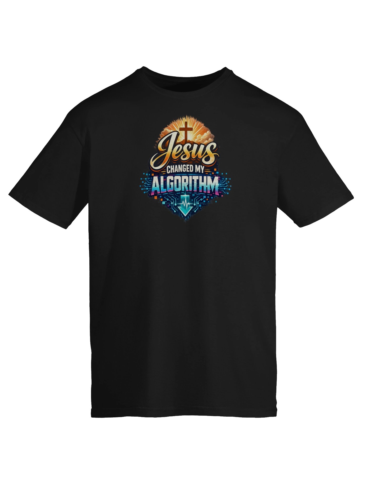 Jesus is my algorithm Soft Unisex T product image (37)