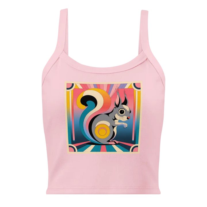 Colorful Squirrel Illustration Women's Tank Top product image (1)