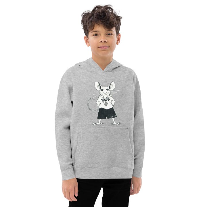 CHESTER MIDSHIPMOUSE Youth Heather Grey Fleece Hoodie product image (1)