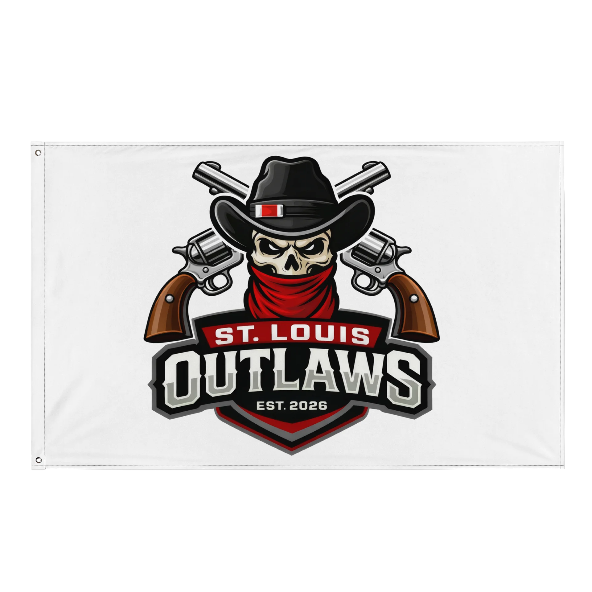 STL Outlaw Flag 34.5" x 56" product image (2)