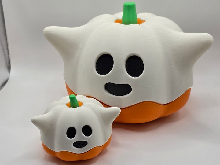 🎃👻 Cute Ghost Pumpkin 3D Print product image (9)