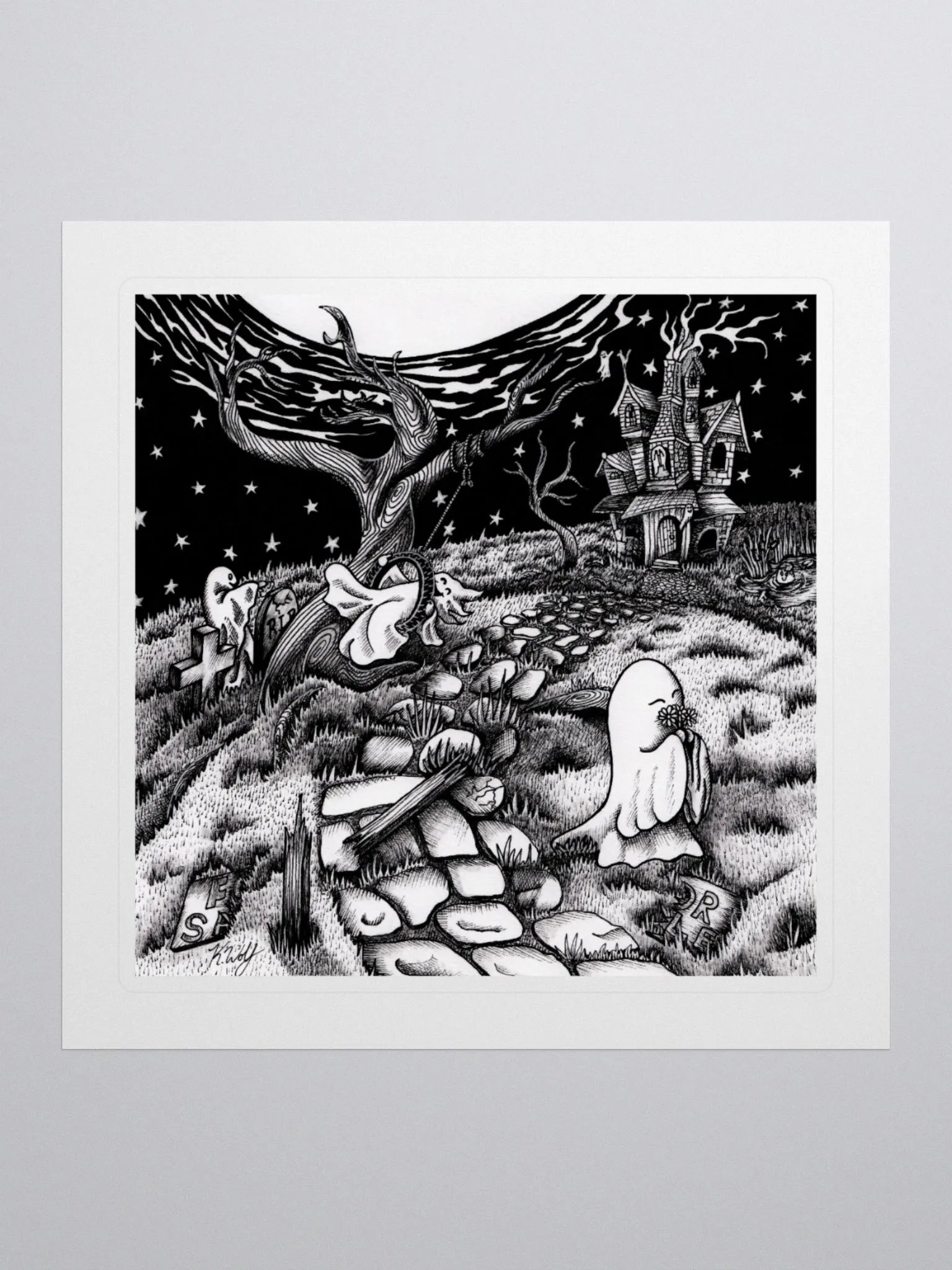 Haunted Estate Stickers product image (1)