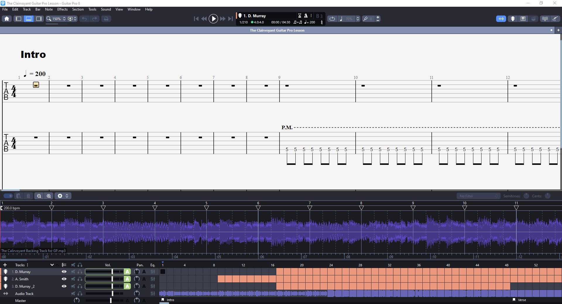The Clairvoyant PDF TAB + Backing Track MP3 product image (2)