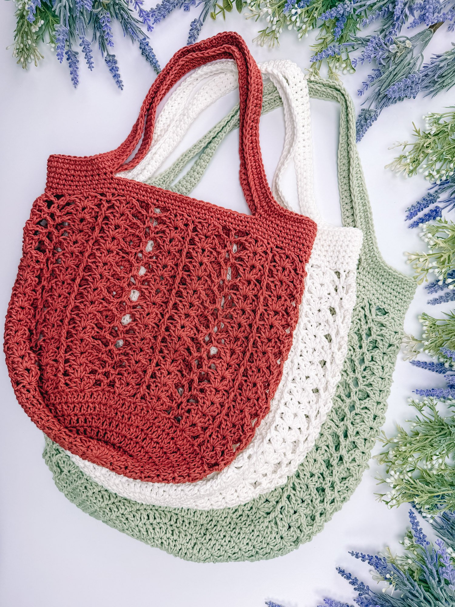 Wheatfield Crochet Pattern Collection, 4 PDF Patterns + Video | Wheat Stitch Sun Hat, Market Bag, Summer Top, Headband product image (3)