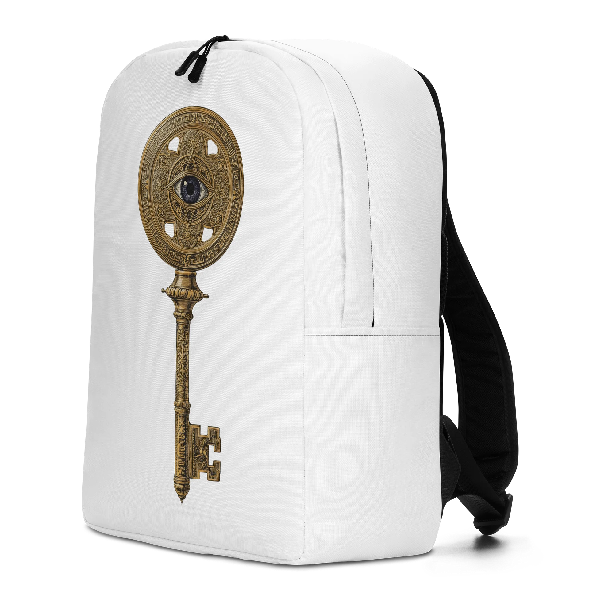 The Gatekeeper’s Key All-Over Print Minimalist Backpack | 15″ Laptop Fit product image (2)