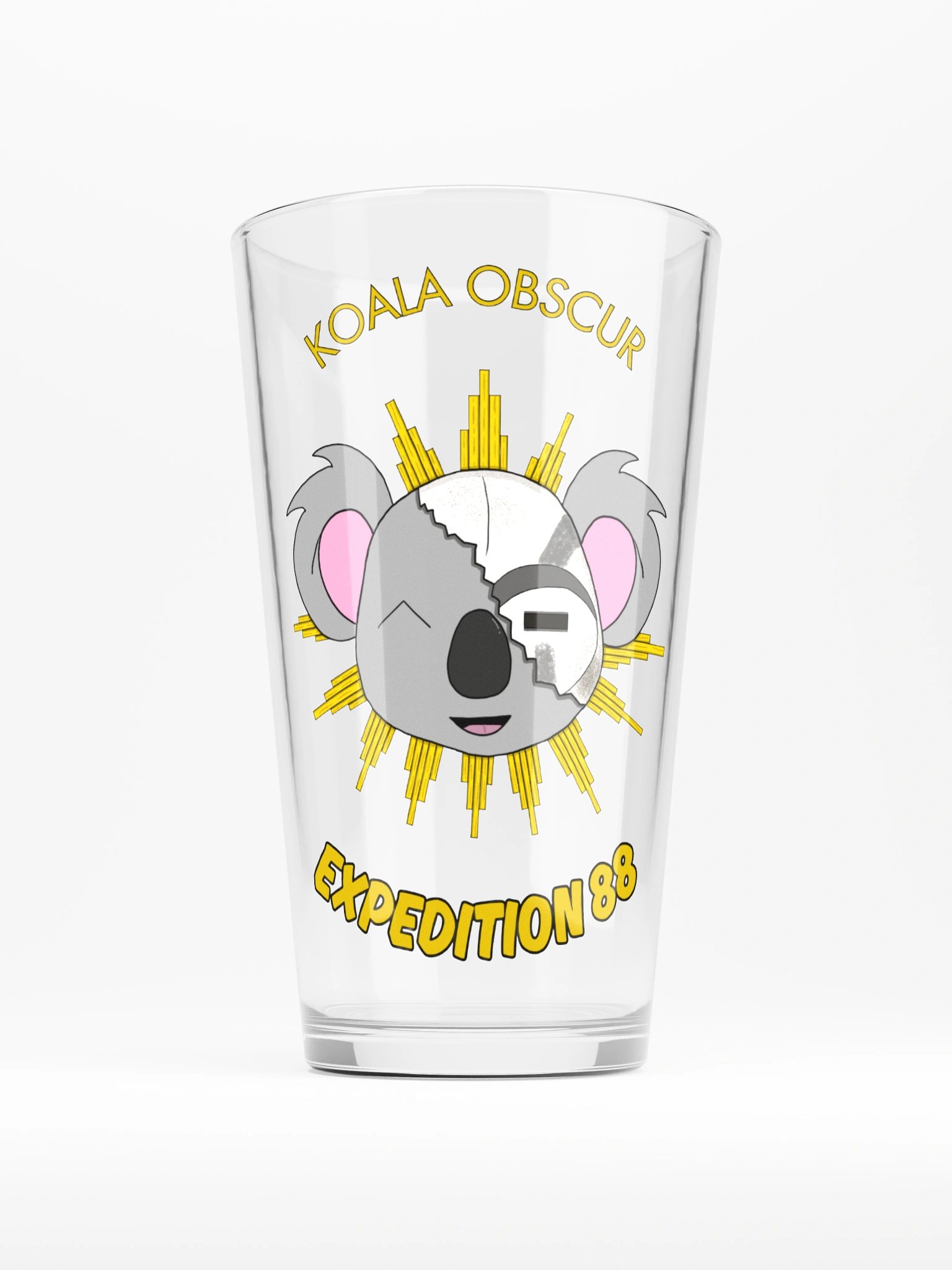 Koala Obscur: Expedition 88 pint glass product image (1)