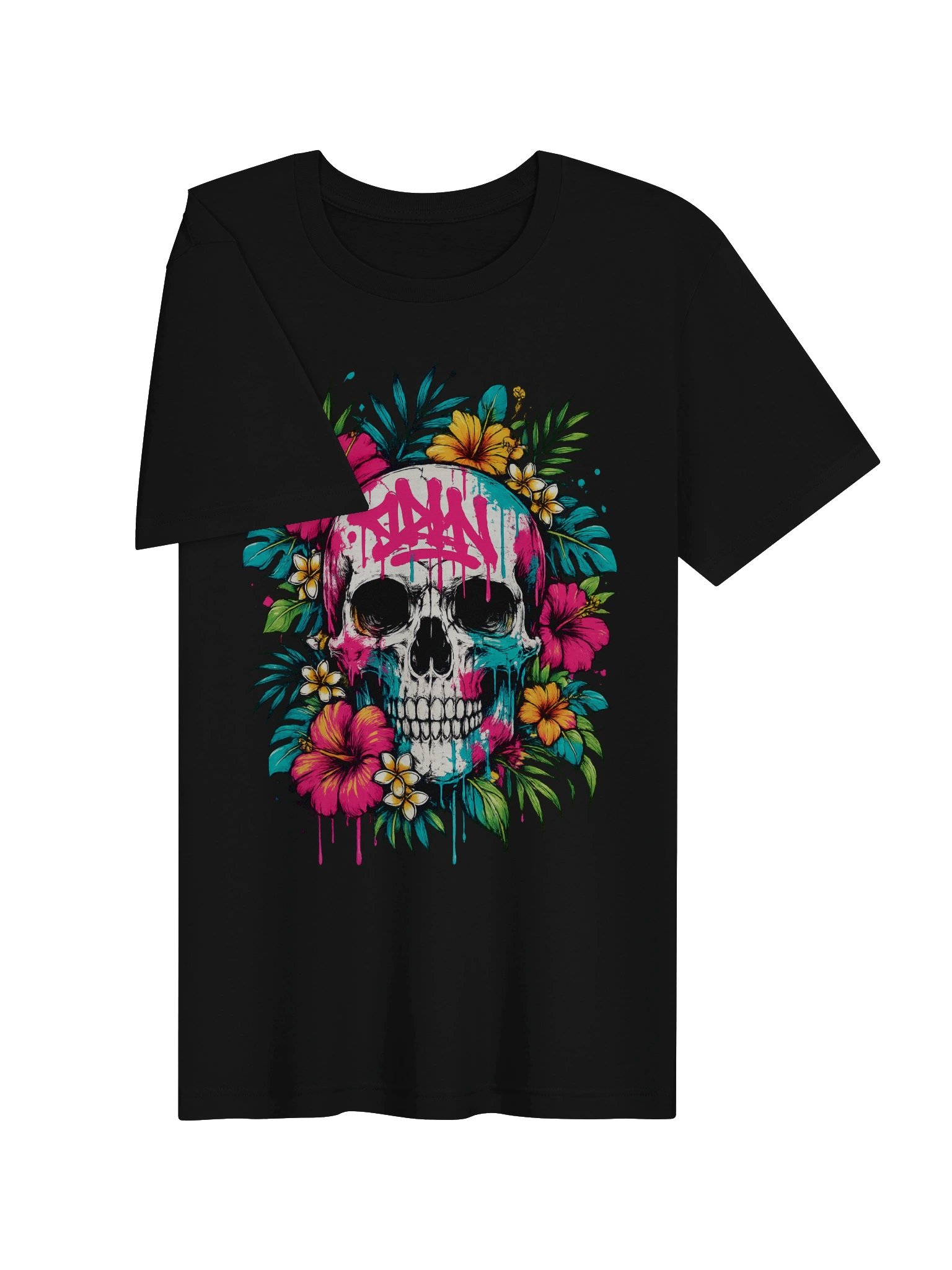 GRAFFYTE — Floral Skull Tee product image (30)