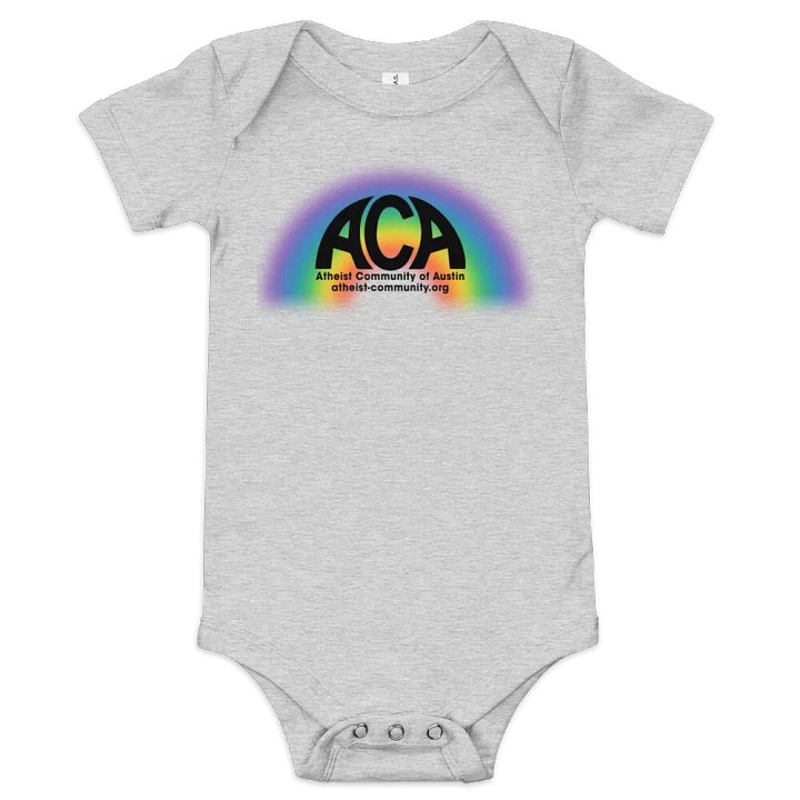 The Atheist Community of Austin Rainbow Onesie product image (2)