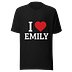 I Love Emily Tee - Black 🖤