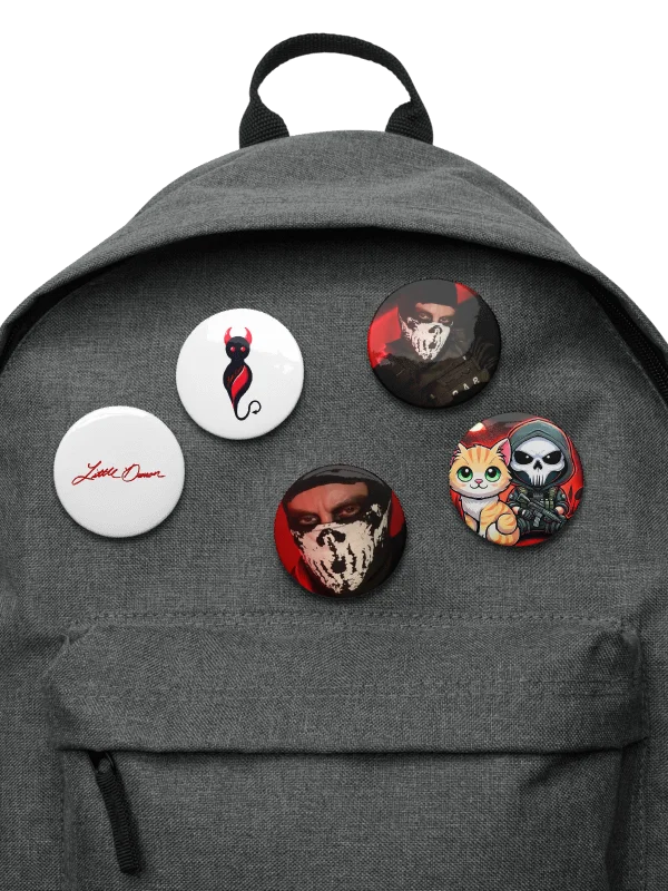 Little Demon Pin Button Set product image (1)