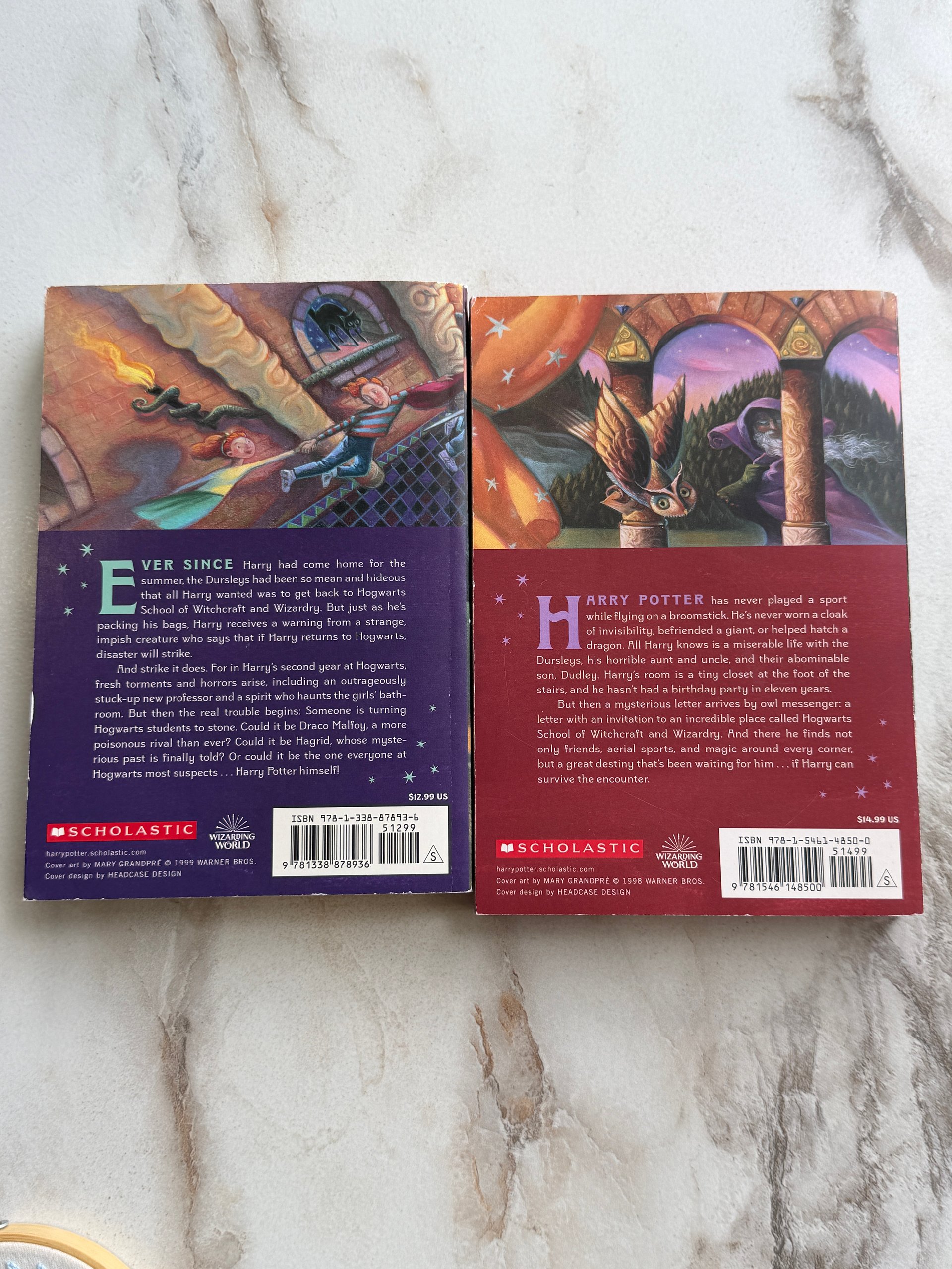 2023 & 2024 | Harry Potter Books 1 & 2 | Sorcerer’s Stone + Chamber of Secrets | Scholastic Paperback Bundle product image (6)