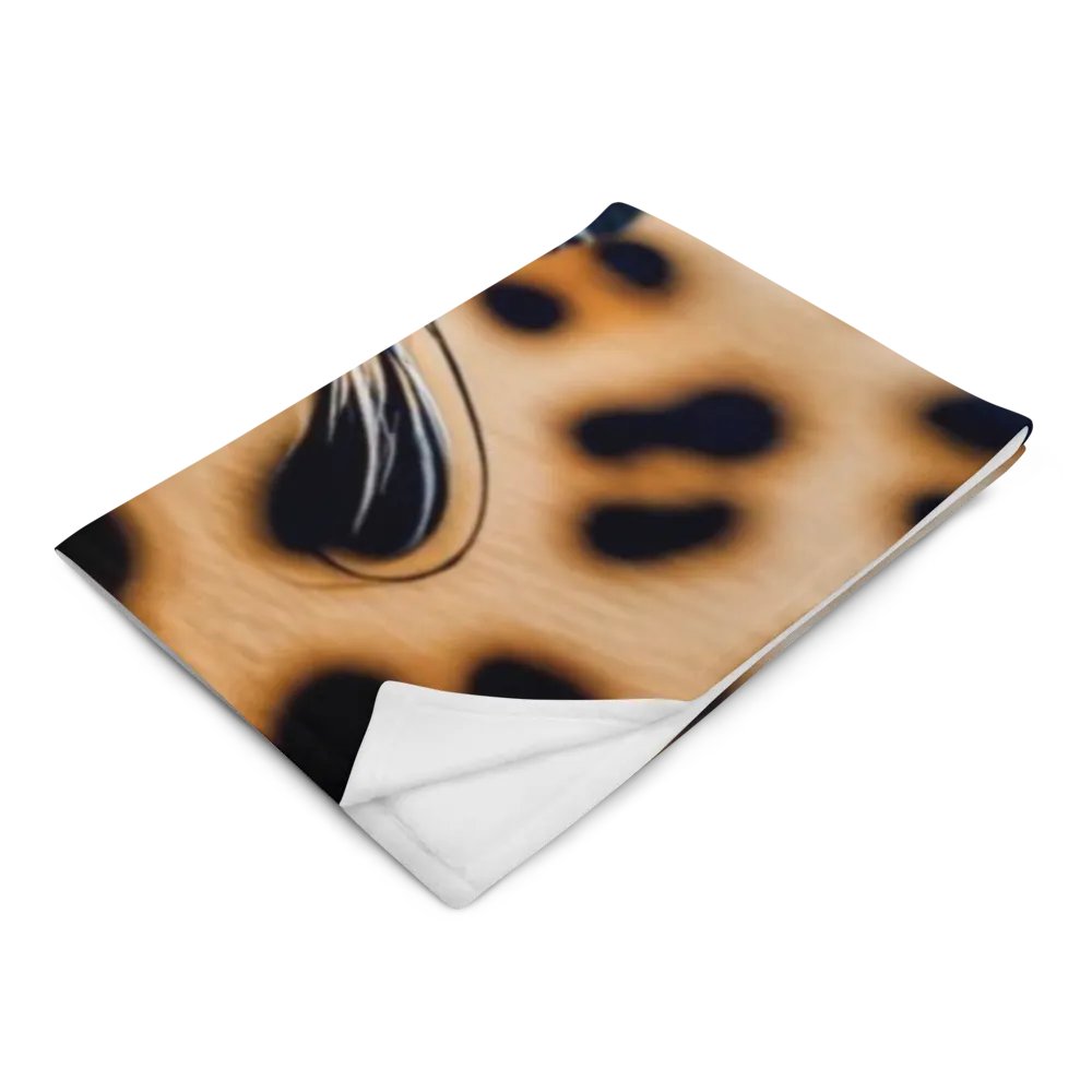 Big Cat 3D Leopard Print Design Throw Blanket product image (4)