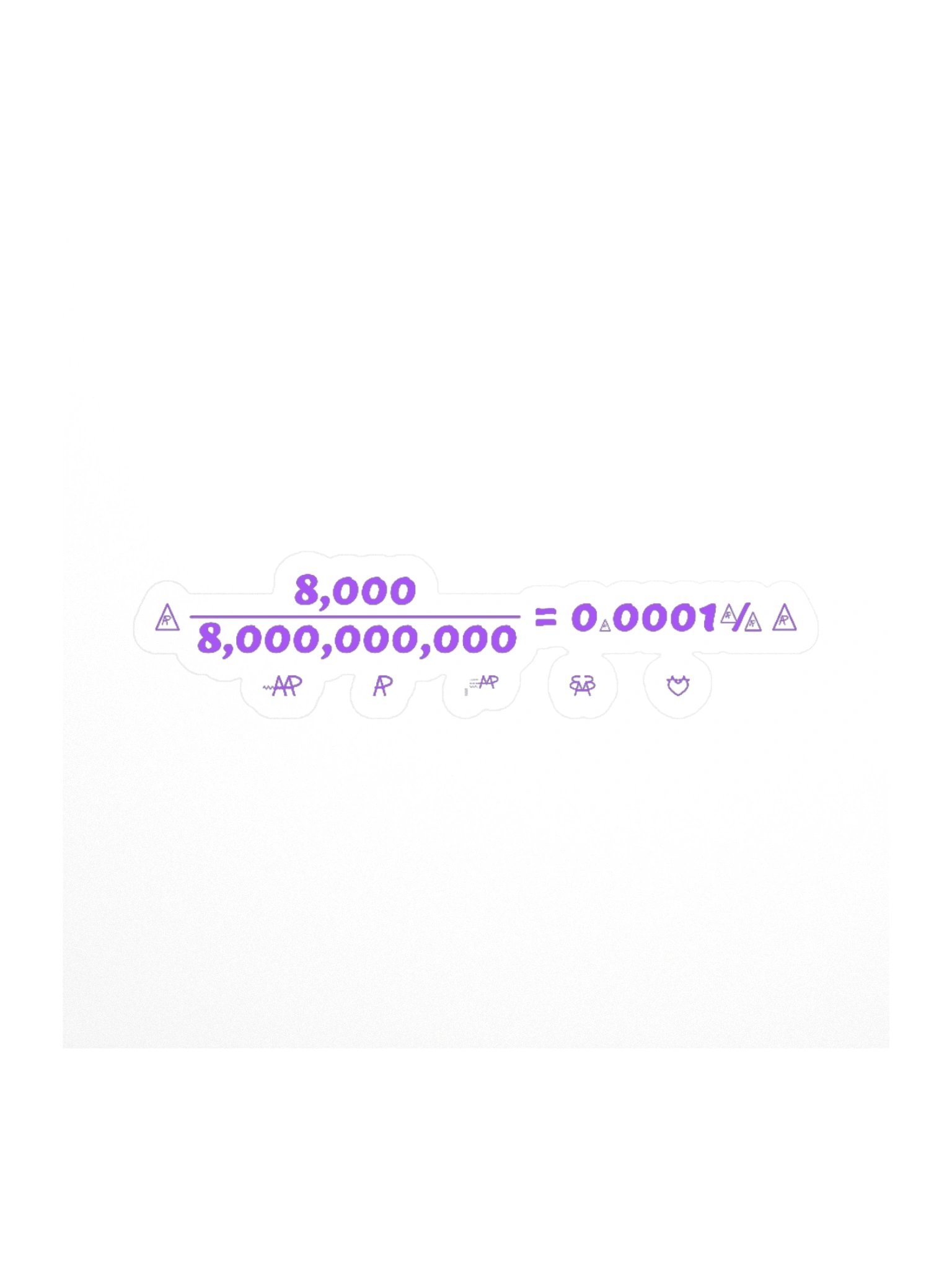 THE EQUATION — Sticker product image (2)