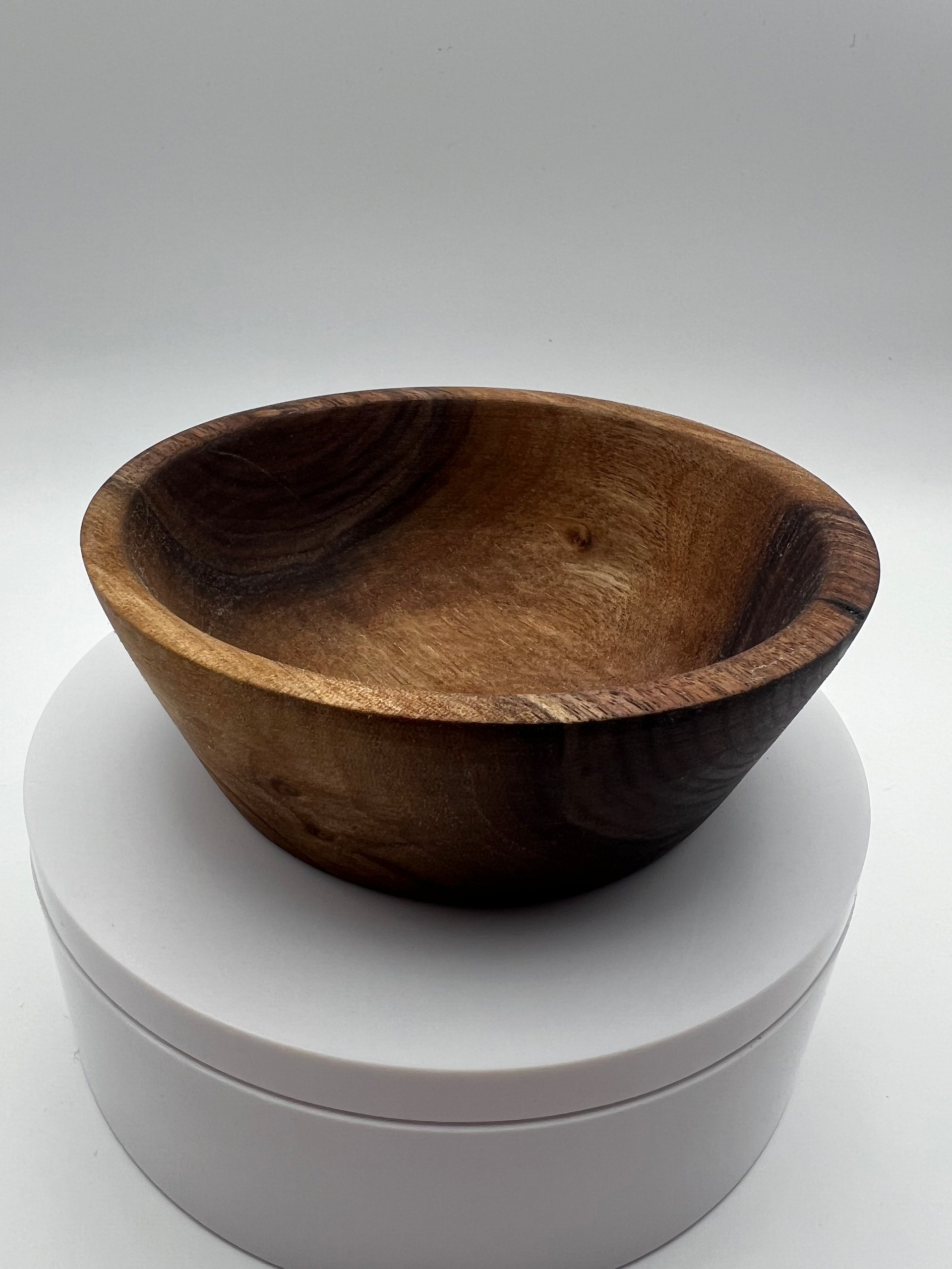 Small Black Walnut Catch-All (3.75”) – Handmade from Reclaimed Storm Wood product image (5)