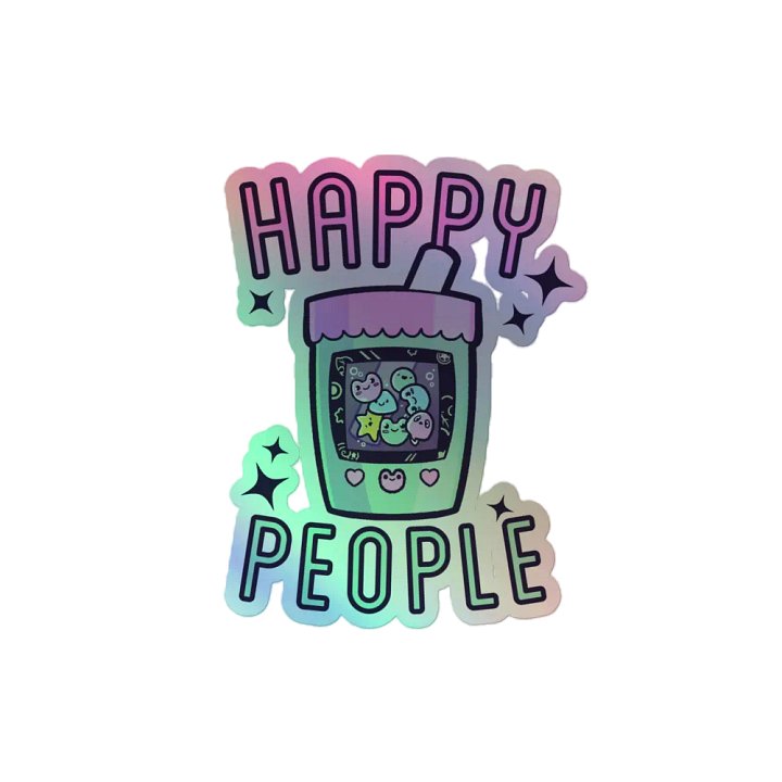 'Puni Froggo' Holographic Sticker product image (2)