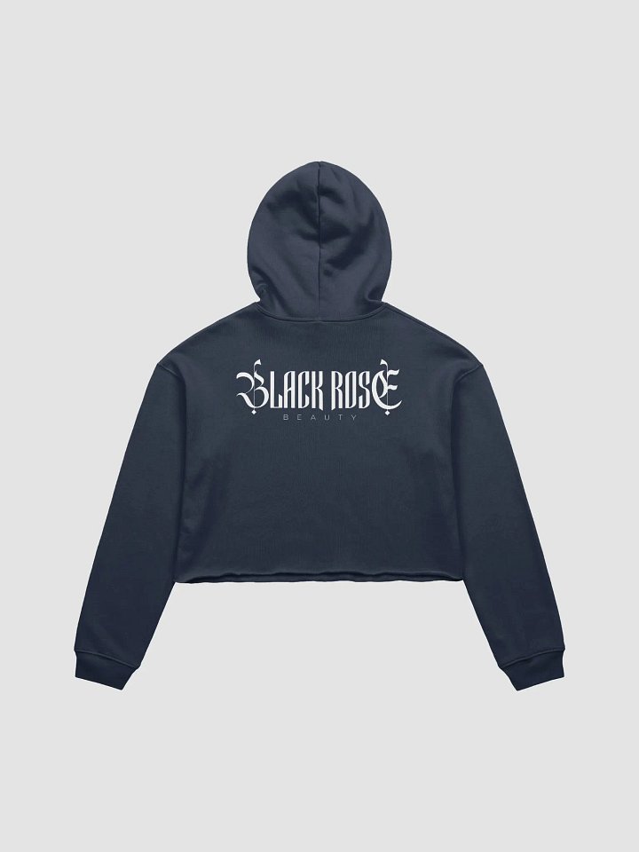 "Black Rose Beauty" Cropped Hoodie product image (2)