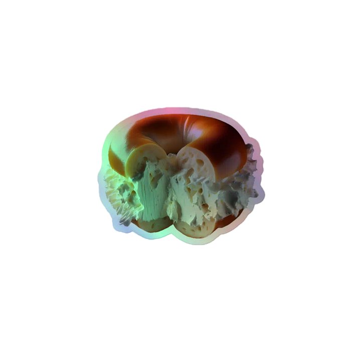 Holographic Bagel Sticker product image (1)
