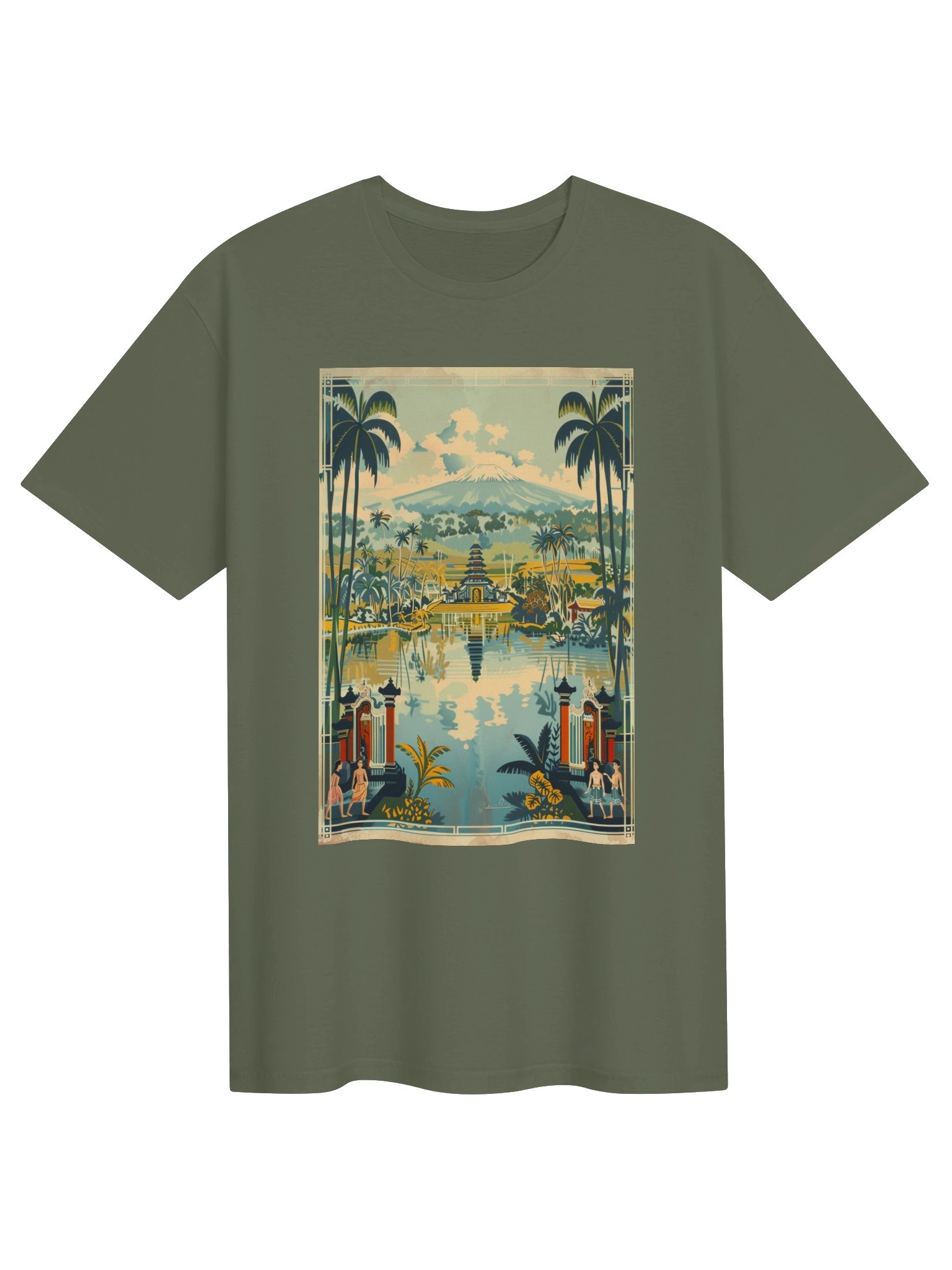 Vintage Tropical Volcano Escape Tee product image (2)