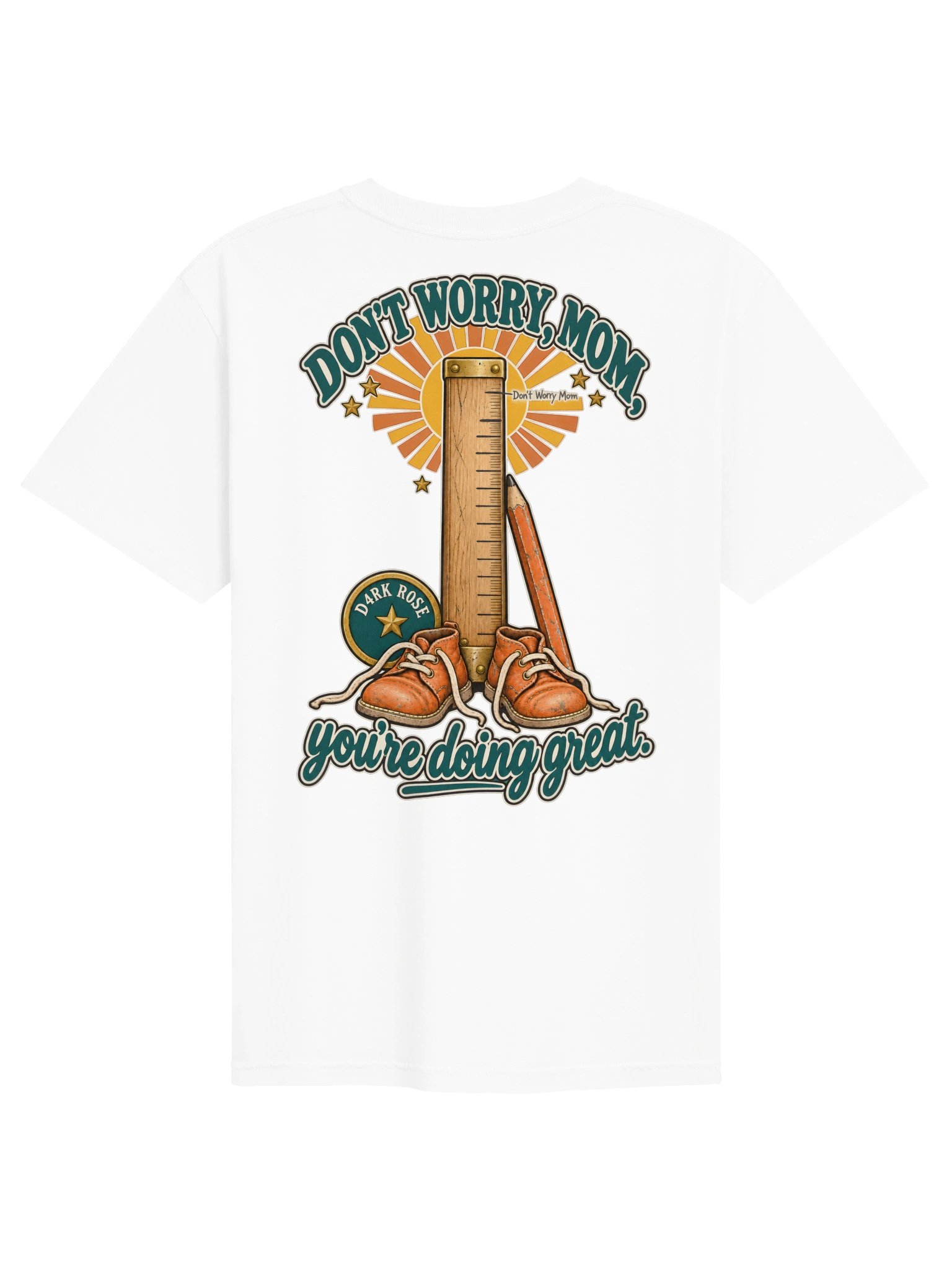 D4RK R0SE Don't Worry Mom Heavyweight T-Shirt product image (1)
