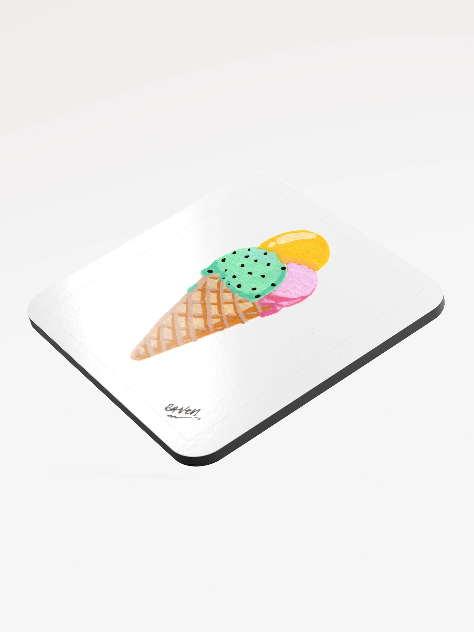 Ice Cream Cone with Colourful Scoops product image (3)