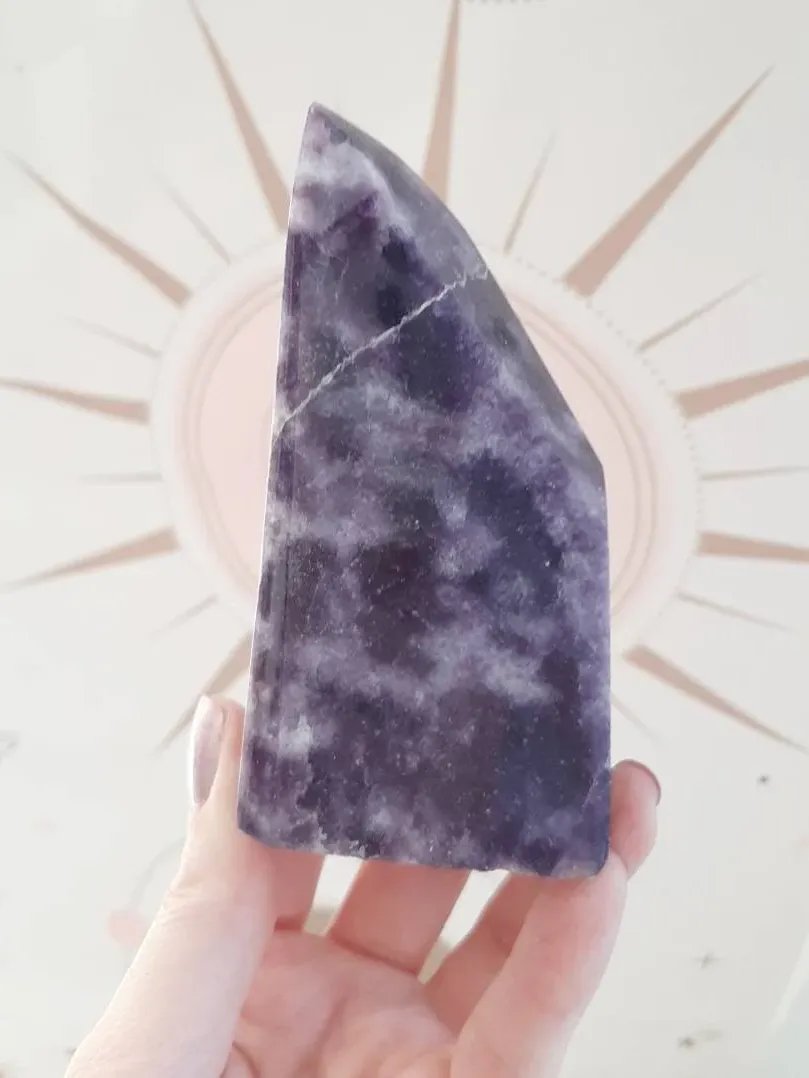 Polished lepidolite free form product image (5)