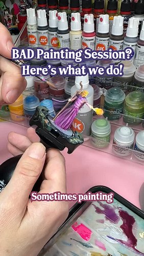 Sometimes painting sessions just go badly, and that’s okay. When it happens, I clean my workspace, make a hot ginger tea, and...