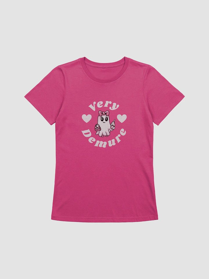 Very Demure Cute Ghost Design Women's Supersoft Relaxed Fit T-Shirt product image (1)