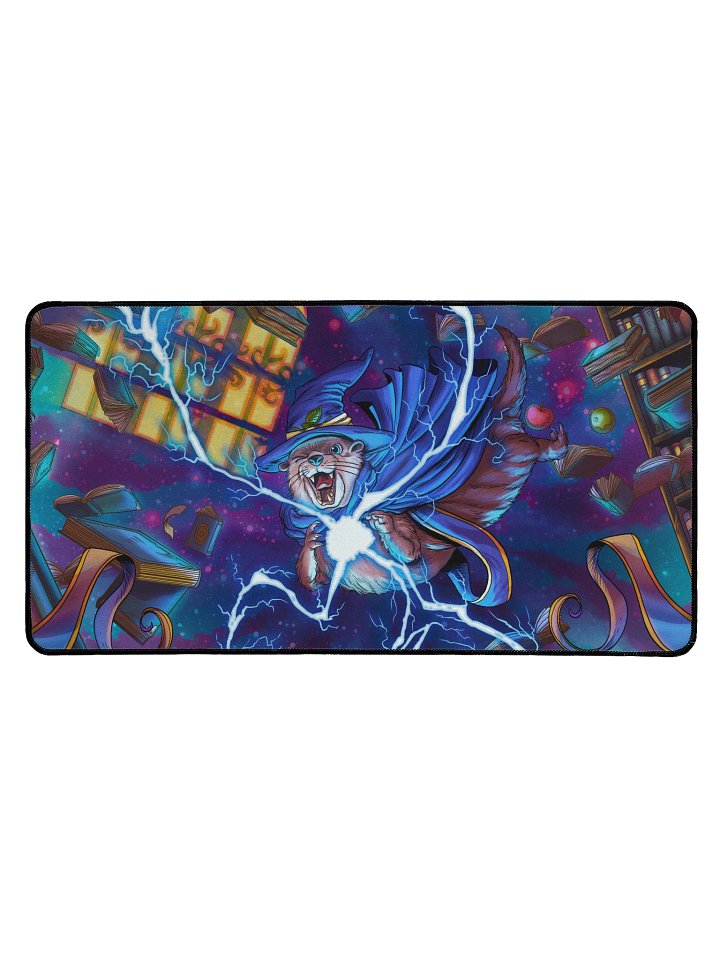 'Otter Wizard' Hand Drawn Playmat by DarkSideTokens! product image (1)